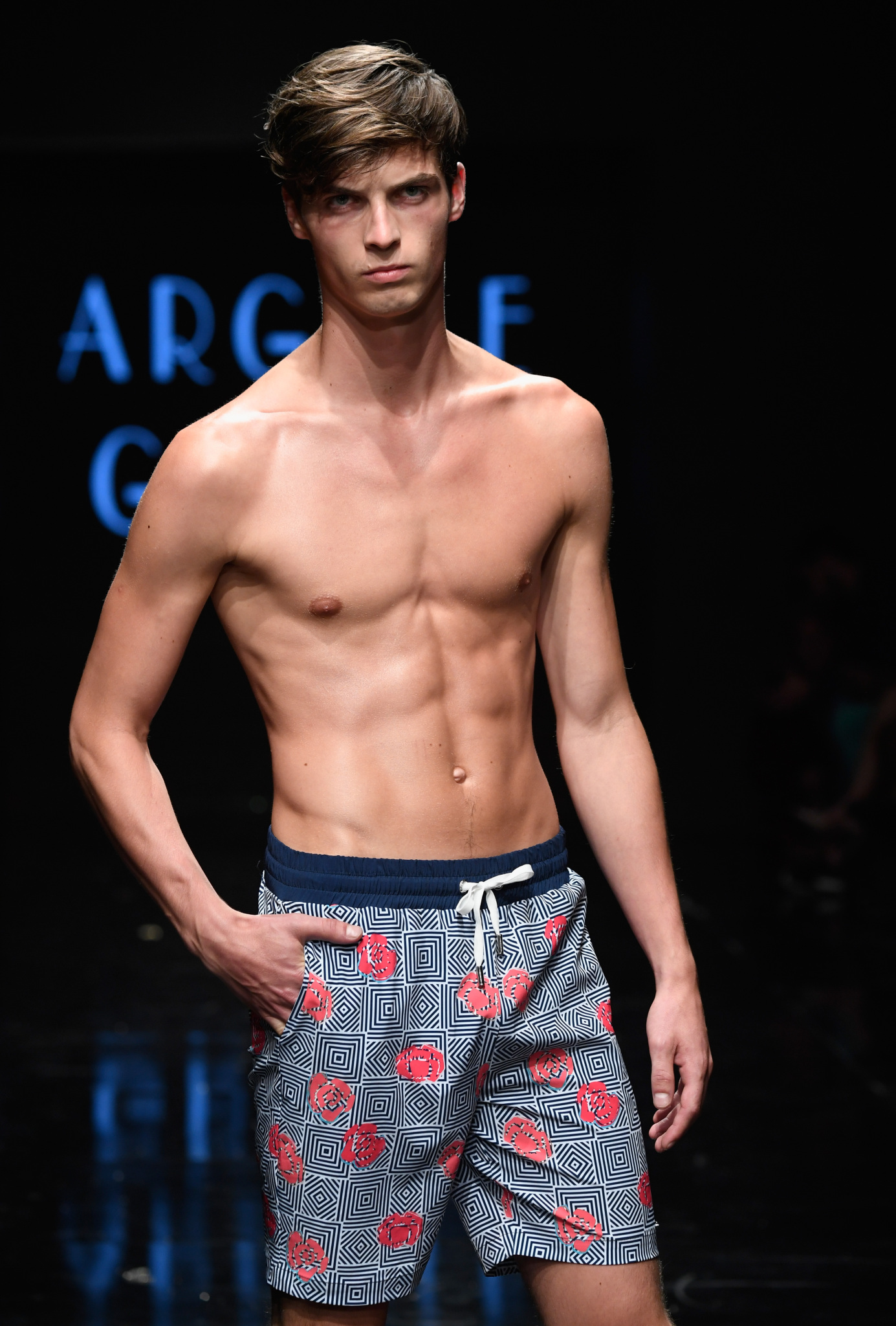 Hubert na pokazie Argyle Grant